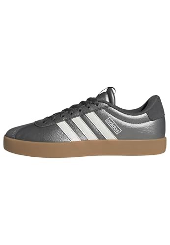 Adidas VL Court 3.0, Iron Metallic/White/Grey (Women's)